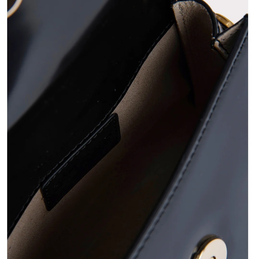 By Far semi patent leather mini top handle bag - Picture 4 of 6